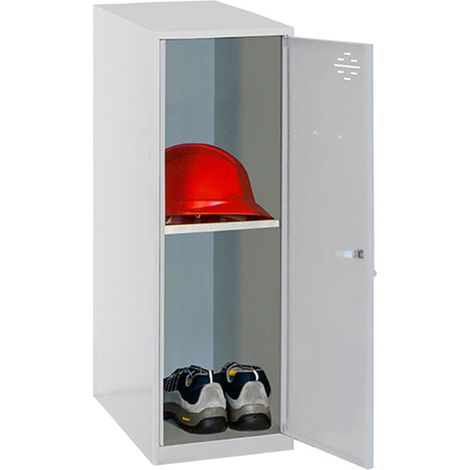SimonRack Armadietto Spogliatoio Metallico Piccolo, 915x400x500 mm, Armadietto con Chiave, Grigio armadietto - Simonlocker