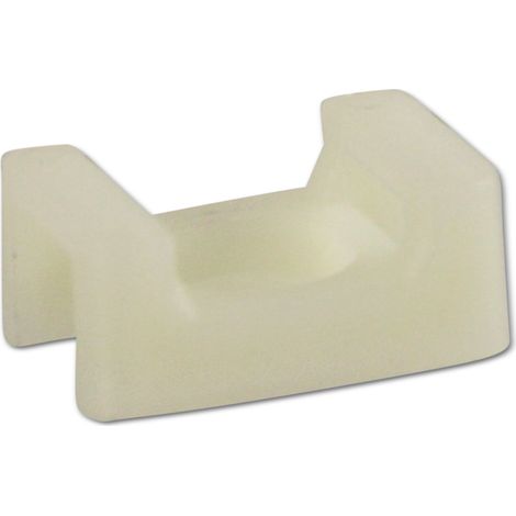Socle de fixation vissable KSS polyamide 6.6, naturel, trou de fixation 5, L=23, l=16, 1 pièce