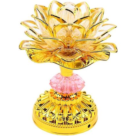 La nouvelle lampe lotus à changement de couleur (1 pièce) (1/3)