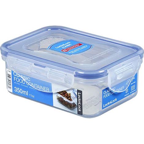 Boîte Hermétique Rectangulaire Plastique Transparent 14 x 10 x 5 cm (1/5)