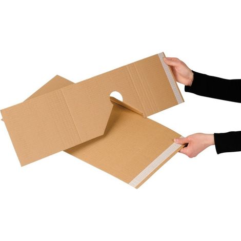 Étui avec fermeture adhésive Ecopac® 430 x 310 x 80/10mm - COLIS 25 ETUIS (1/5)