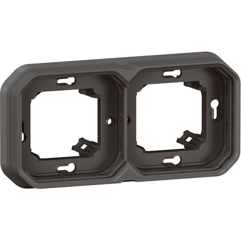 Soporte empotrado 2p H/v Anth