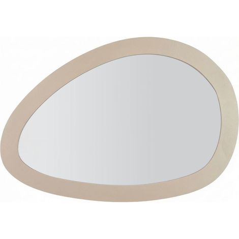 Specchio da parete in metallo grigio, 71x1,5x48 cm – Saturno Tortota (1/5)