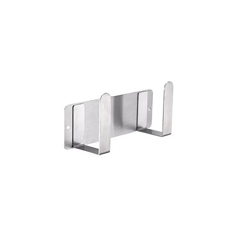 Supporto da parete in acciaio inox (304), fissaggio adesivo senza foratura, accessorio da cucina (1/5)
