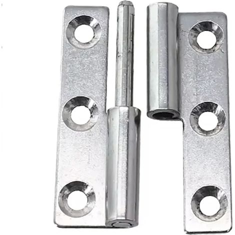 Charnière amovible en acier inoxydable (6,35 cm (gauche) - 1 pièce) - Charnières robustes pour portes à battants - Quincaillerie de porte à joint coulissant (1/5)
