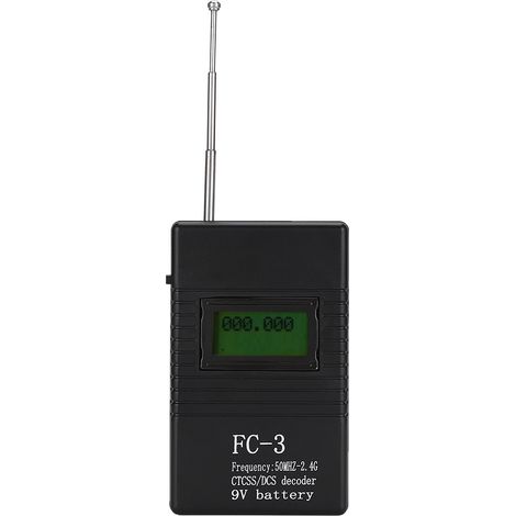 Compteur Fréquence RF Portable pour Talkies-Walkies 50MHz-2.4GHz Décodage Testeur (1/5)