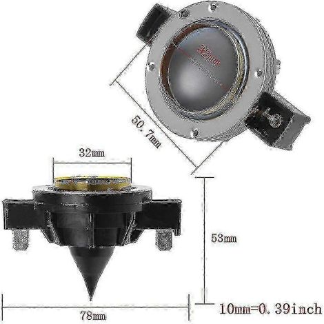 Diaphragme de remplacement pour haut-parleur à pavillon Electro Voice D-DH3, compatible avec EV32 (1/4)