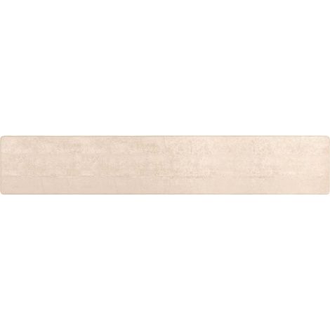 Rug Runner MARSA Cream 100 x 400 cm Polyester and PVC vidaXL