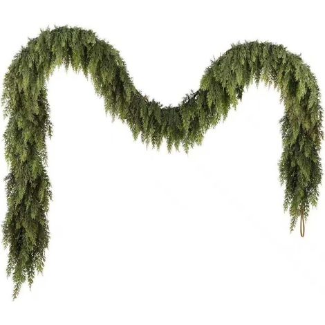 1.8m décoration intérieure en pin réaliste couronne de Noël (1/5)