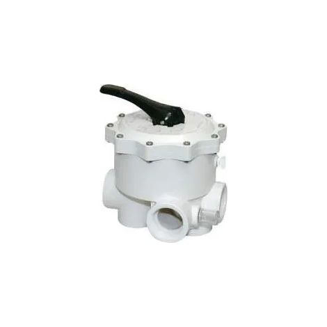 BWT – Vanne piscine 6 voies SM-20/3 pour filtre LACRON – Orifices taraudés 2' – Fonction rinçage, filtration, égoût, circulation, contre-lavage