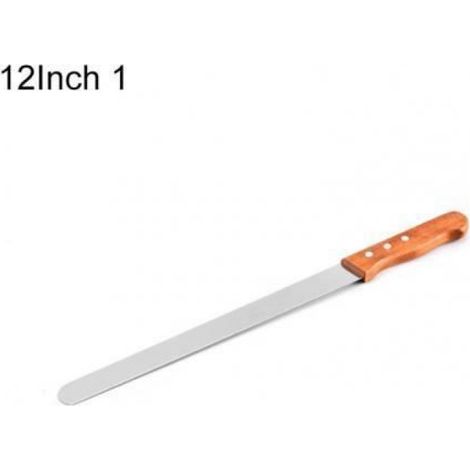 Couteau À Pain - Lame Dentelée En Acier Inoxydable - 42,5 Cm - Pour Coupe De Gateaux Et Fruits Mous - 1 Pièce