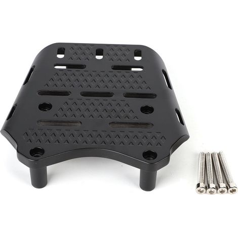 Portaequipajes trasero CNC para Honda PCX 125/150 (2014–2019) – Estructura de aluminio anticorrosión negro, alta resistencia (1/5)