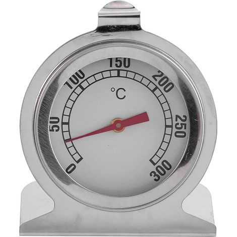 Lntyq Thermomètre De Four 0-300 °C, Thermomètre De Four En Acier Inoxydable Pour Four électrique/gaz, Thermomètre à Lecture Instantanée Pour Gril à Grand Cadran, Chef De Friture, Surveillance du Fumoi