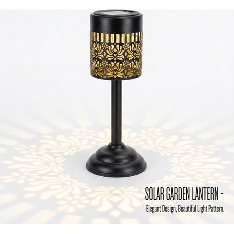 Éclairage extérieur à LED à énergie solaire Lampe de bureau en forme de pivoine, idéale pour les patios et jardins extérieurs, Ip44, métal, thème floral, alimentée par chargement solaire (1/5)