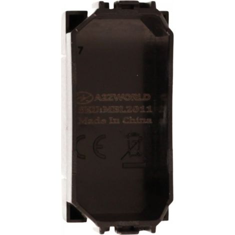 2 Pezzi Copritasti Copriforo Falso Polo  MBL Nero 1M Compatibile Bticino Living International BLN0100