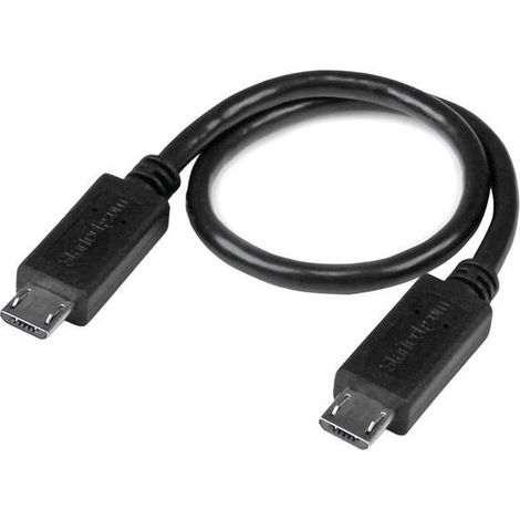 StarTech.com Câble USB OTG Micro USB vers Micro USB de 20 cm - M/M