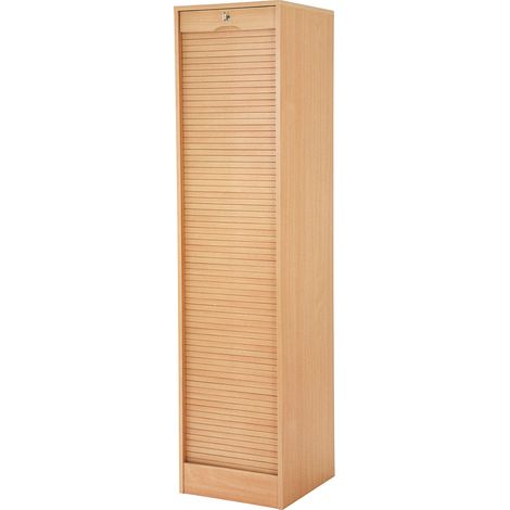 Classeur à rideau contemporain H 172 cm Hilda