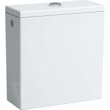 Laufen Pro - Réservoir de chasse d’eau 365x150 mm, alimentation par le bas, blanc H8299530009731 (1/4)