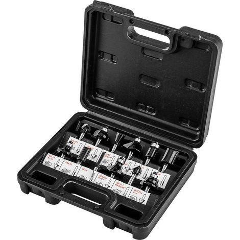 Set di frese graphite manico 6 mm colore metallico