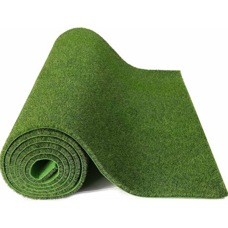 1 pièce 41 x 99 cm Vert Tapis d'herbe miniature Prairie Tapis de gazon artificiel pour modèle de piste Paysage miniature (5 mm) (1/5)