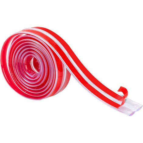 Bande D'étanchéité En Silicone Transparente Pour Porte Et Fenêtre Résistante Aux Intempéries Joint De Bas De Porte Anti-Poussière 1 Pièce (1/5)