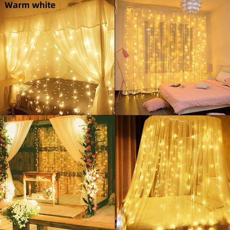 EASYCOMFORT Guirlande Lumineuse 300 LED USB - Télécommande - Chambre/Fête Mariage/Jardin (1/5)