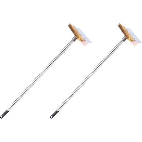 2X four pizza brosse gril brosse amovible long Pole cuisine Restaurant gril nettoyage outil (1/5)