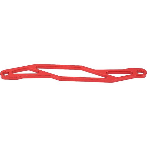 Plaque de batterie TT02 rouge en alliage d'aluminium léger pour voiture télécommandée (1/5)