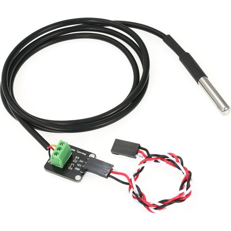 Module de capteur de température DS18B20, sonde de température étanche en acier inoxydable, kit de remplacement pour Arduino. (1/5)