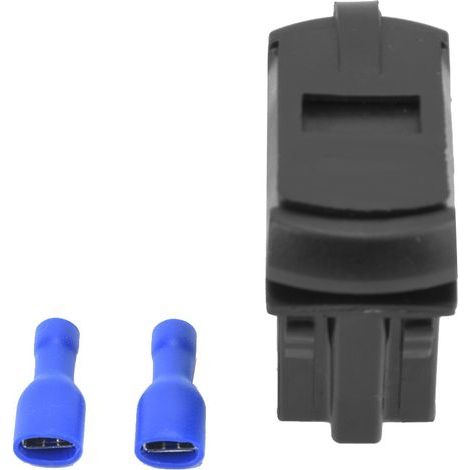 Chargeur USB Double 5V 12-24V avec Voltmètre LED pour Moto, Smartphone et Tablette (1/5)
