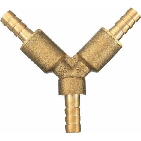Raccordo a T per tubi del gas – Raccordo in ottone massiccio da 20 mm, filettatura maschio/femmina, confezione da 1