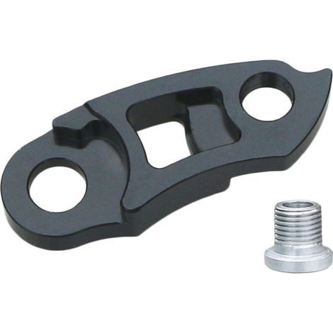 Derailleur Hanger Extension, Rear Derailleur Extension, Bicycle Rear Derailleur Hanger Extension Frame Gear Tail Hook Extender Derailleur Hanger Extension (Black) (1/5)