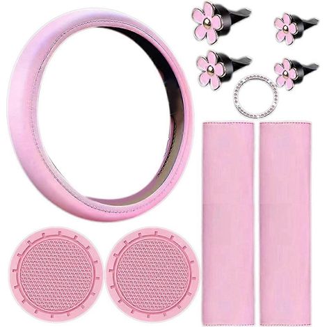 Ensemble de 10 housses de volant roses pour femmes, accessoires mignons. (1/5)