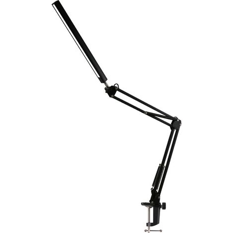 12W Noir Américain Long Bras LED Lampe De Bureau Pliant Lecture Manucure Broderie Eye Clip Lampe De Bureau (1/3)
