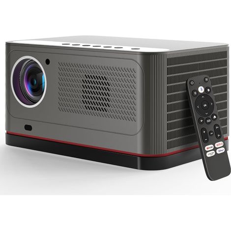 Vidéoprojecteur 4K【1500 ANSI/Android TV14.0】 Auto Focus/Keystone/Dolby Digital Projecteur WiFi Bluetooth 1080P, Contrôle Vocal, 2x10W Haut-Parleurs Retroprojecteur pour Home Cinéma (1/5)