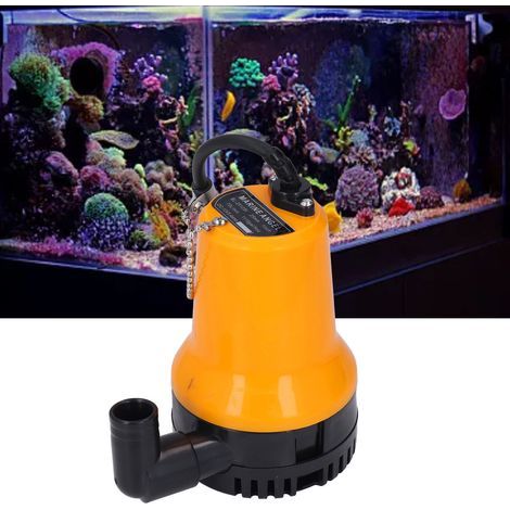 Pompe de Cale Submersible Mini 70L/min 5400tr/min 45W Hauteur 4m DC 12V pour Aquarium Bateau (1/5)