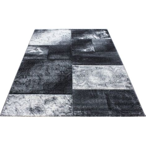 Ayyildiz Tapis Moderne - Géométrique - Abstrait Design - Tapis Flottant Salon - Gris - 200 cm x 140 cm (1/5)