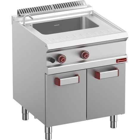 Cuiseur à pâtes gaz 40 litres sur armoire - Diamond