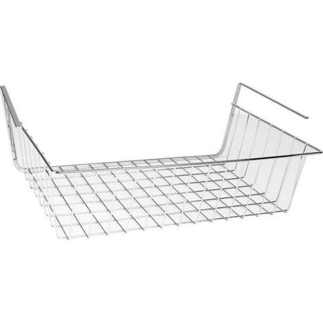 Espace de Rangement sous etagere Panier Pour etagere Bibliotheque Placard Cuisine - D\\'argent (1/4)