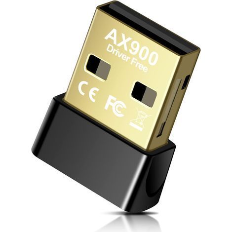 Adaptateur de clé Wi-Fi avec pilote intégré, adaptateur USB WiFi pour PC, double bande 5 GHz/2,4 GHz, cryptage WPA3 (1/5)
