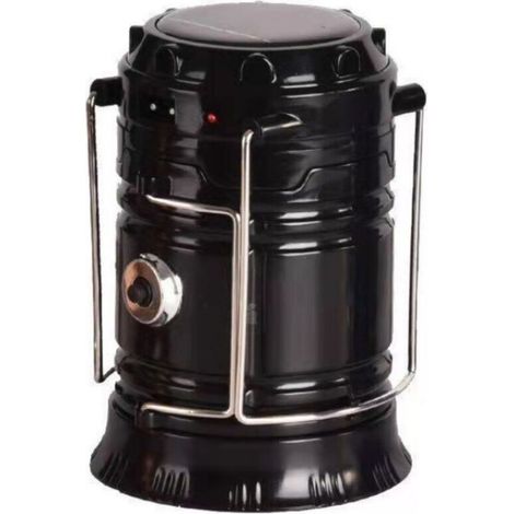 Portable camping lamp, black, 99 x 13.5 cm, 1 piece, rechargeable, waterproof, hiking lantern, camping lamp for tent. (1/5)
