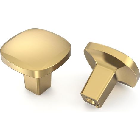 Boutons de meubles Boutons d'armoire Or Champagne Boutons de tiroirs 10 pièces (1/5)