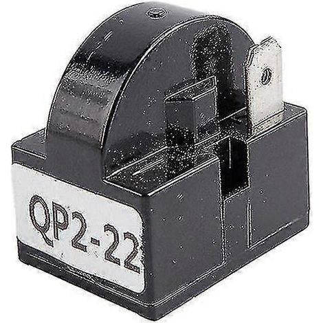 Relais de protection thermique pour moteur de démarrage de congélateur/réfrigérateur PTC QP2-12/15/22/33 (1/4)