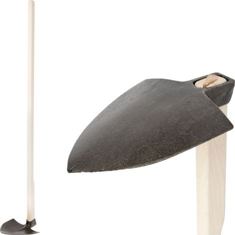 Hacke Gardex spitz 730 g, geschmiedet, Holzstiel