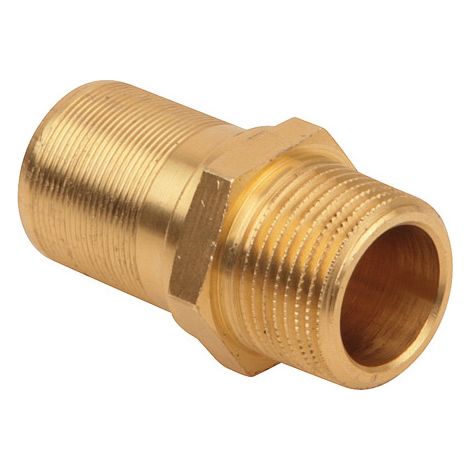 Connecteur laiton droit mâle alimentation Ø26 - 3.0 x 1/2" (15/21) - Henco (1/4)