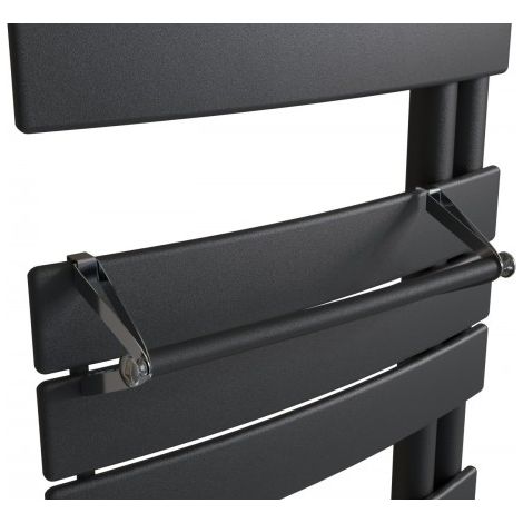 Atlantic – Barre support anthracite pour sèche-serviettes électrique lames plates – Largeur 600mm – Puissance 750W – Montage mural (1/4)