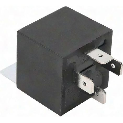 Relais automobile 12V avec prise étanche à cinq broches, support ignifuge, pièce universelle pour véhicules. (1/2)