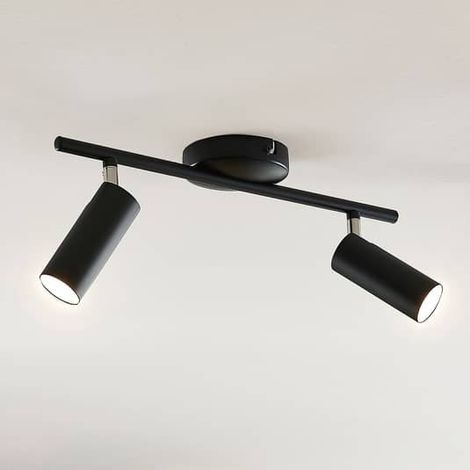 [NEUWERTIG] B-Ware Lindby Camille LED-Deckenleuchte Deckenlampe Deckenlicht Leuchte Lampe schwarz (1/2)