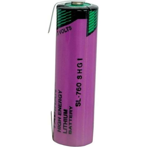 Tadiran batteria litio 3,6 V 2,10 Ah AA SL760T Compatibile Saft Ls14500 Cnr
