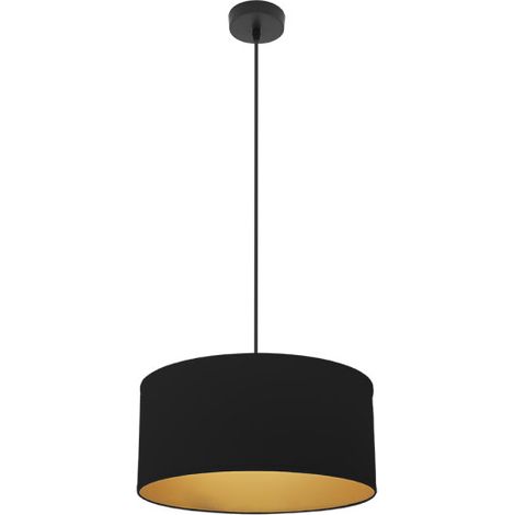 Anhänger anuska 1xe27 schwarz/schwarz-gold regx40x40 cm (1/2)